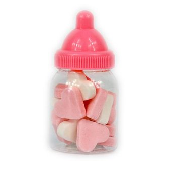 Willen plannen Natura Babyflesje met mini vruchten hartjes roze/wit kopen - Kraamfeestwinkel |  Iedere geboorte verdient een feestje!